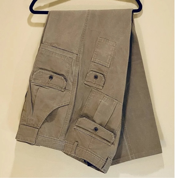 🌟HP🌟VTG 1980-90s Tan 7 Pocket Tall Cargo Pants by Eddie Bauer 38T - Picture 1 of 12